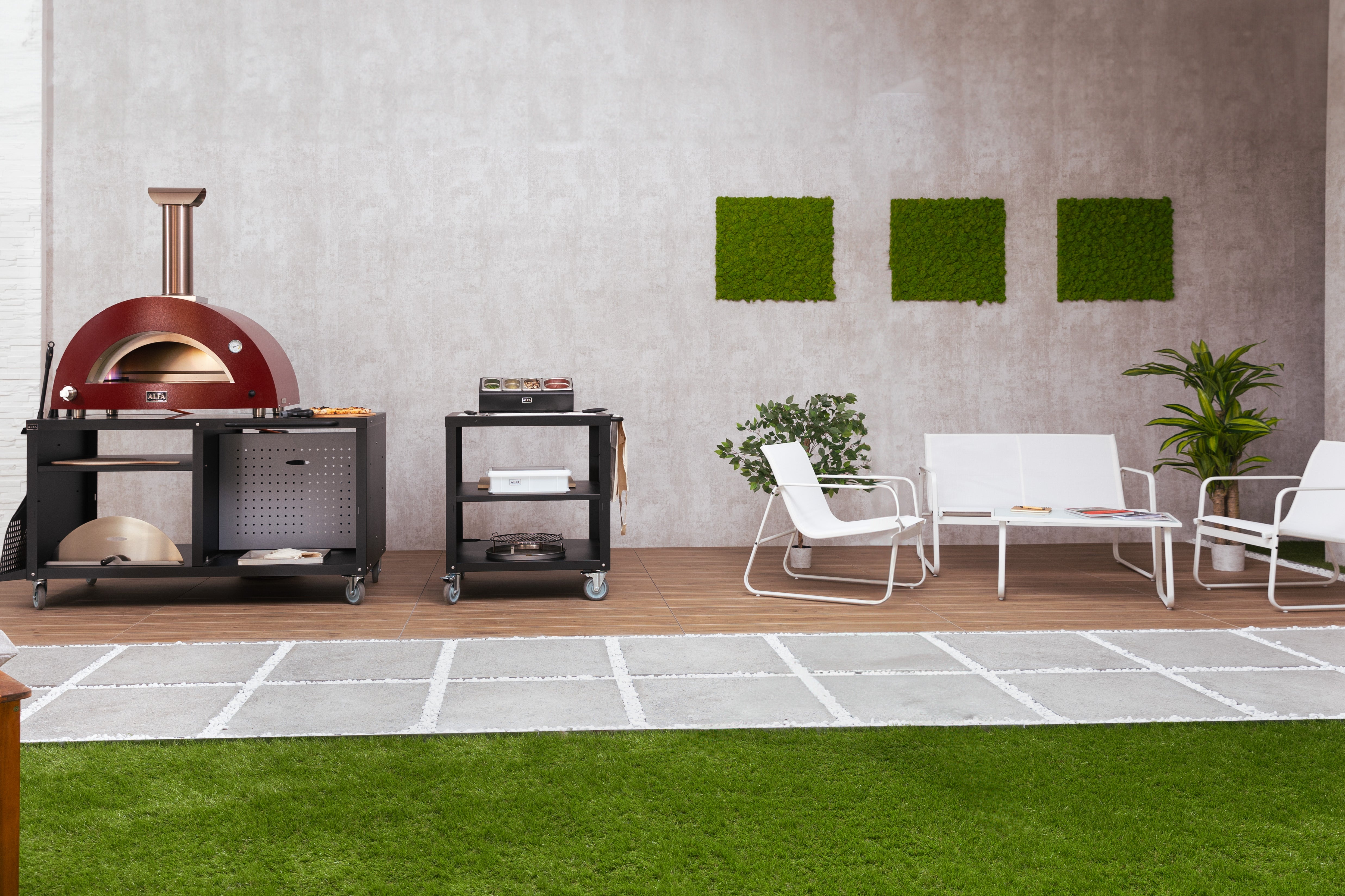 Alfa Forni Estación de cocción 160