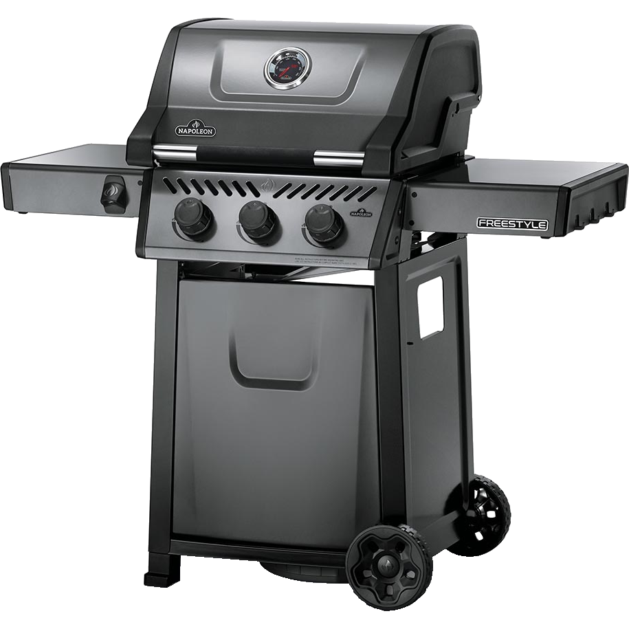 Napoleon Freestyle 365, 3 Hauptbrenner, Graphit 3/4 Ansicht