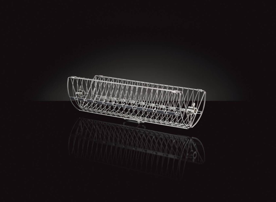 Panier à rôtisserie plat Napoléon, acier inoxydable