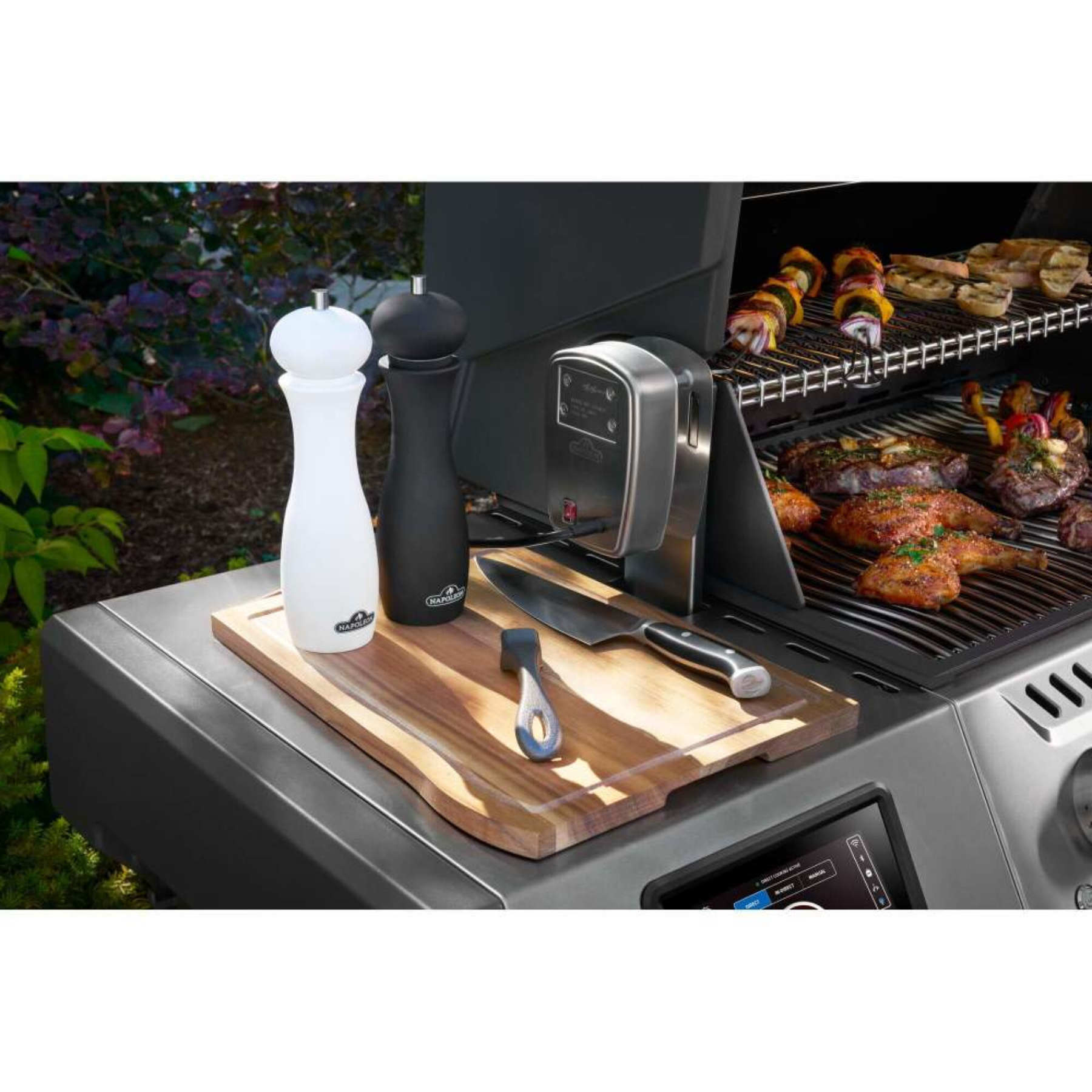 Napoleon Prestige PRO™ 500, Connected, stainless steel, incl. rotisserie spit
