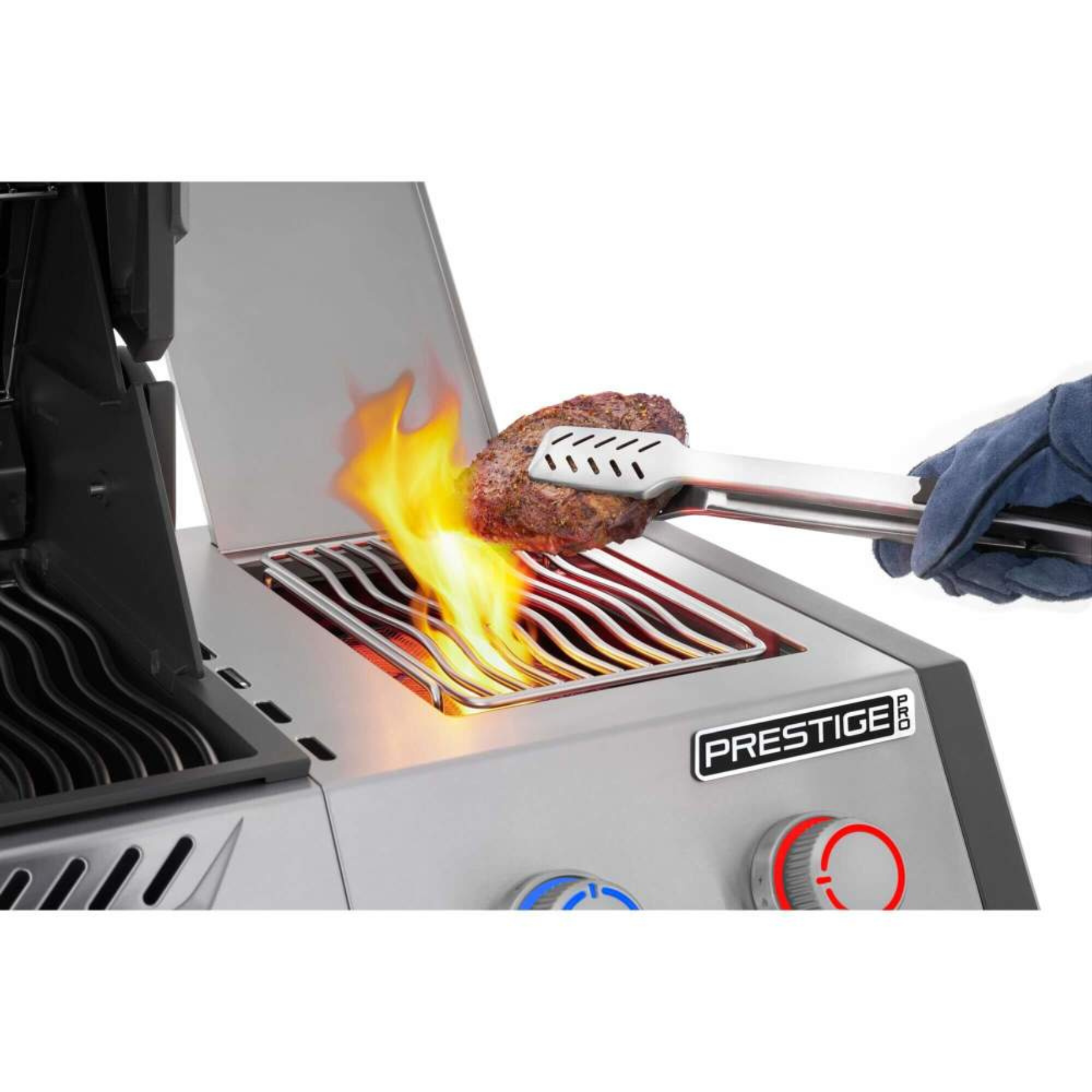Napoleon Prestige PRO™ 500, Connected, stainless steel, incl. rotisserie spit