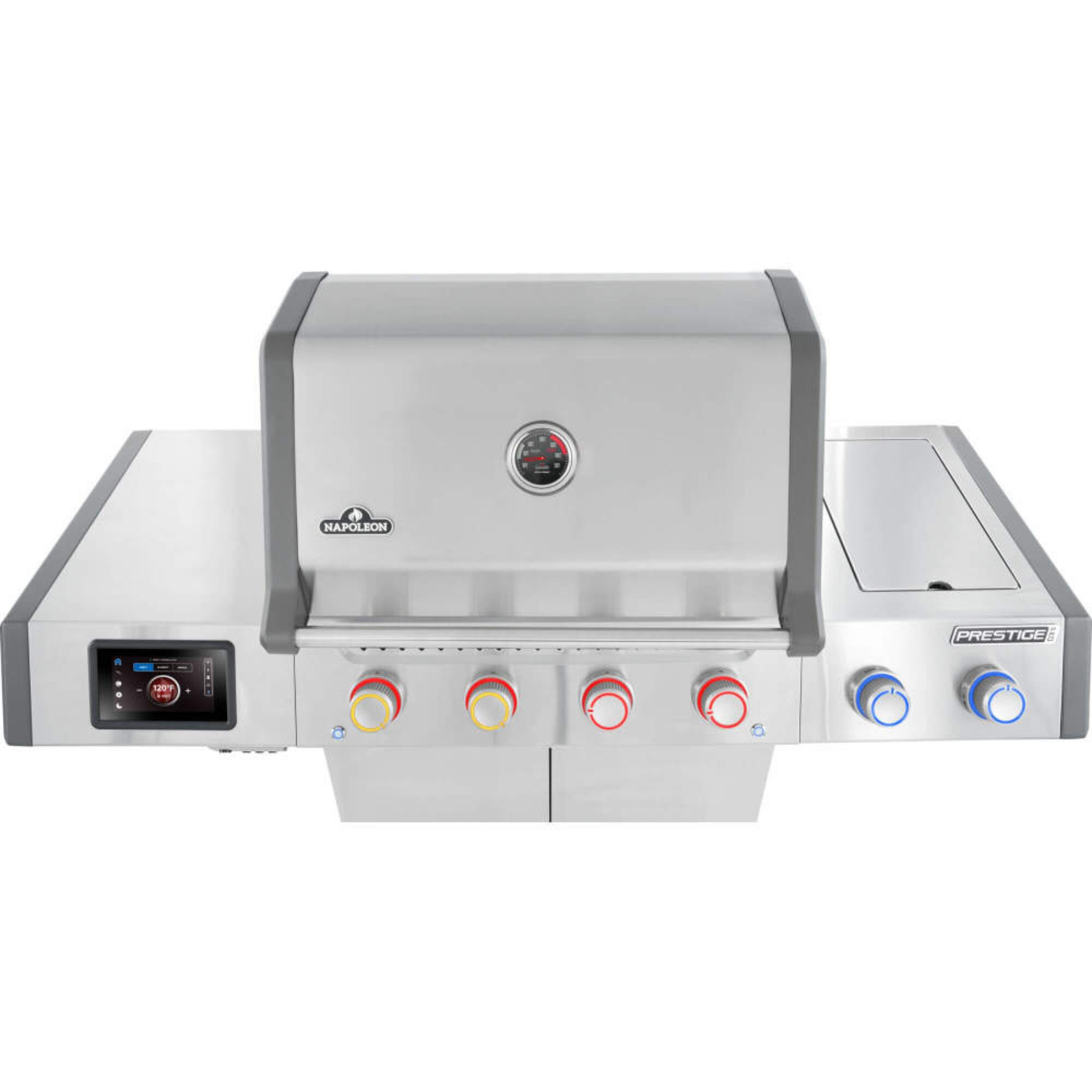 Napoleon Prestige PRO™ 500, Connected, stainless steel, incl. rotisserie spit