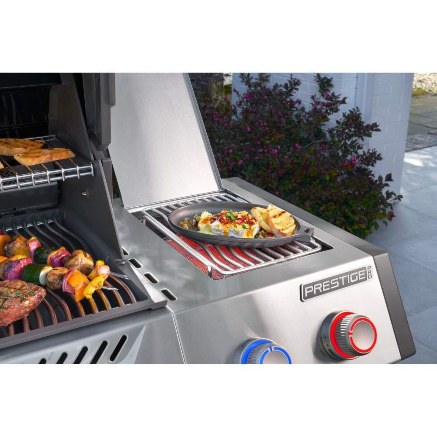 Napoleon Prestige PRO™ 500, Connected, stainless steel, incl. rotisserie spit