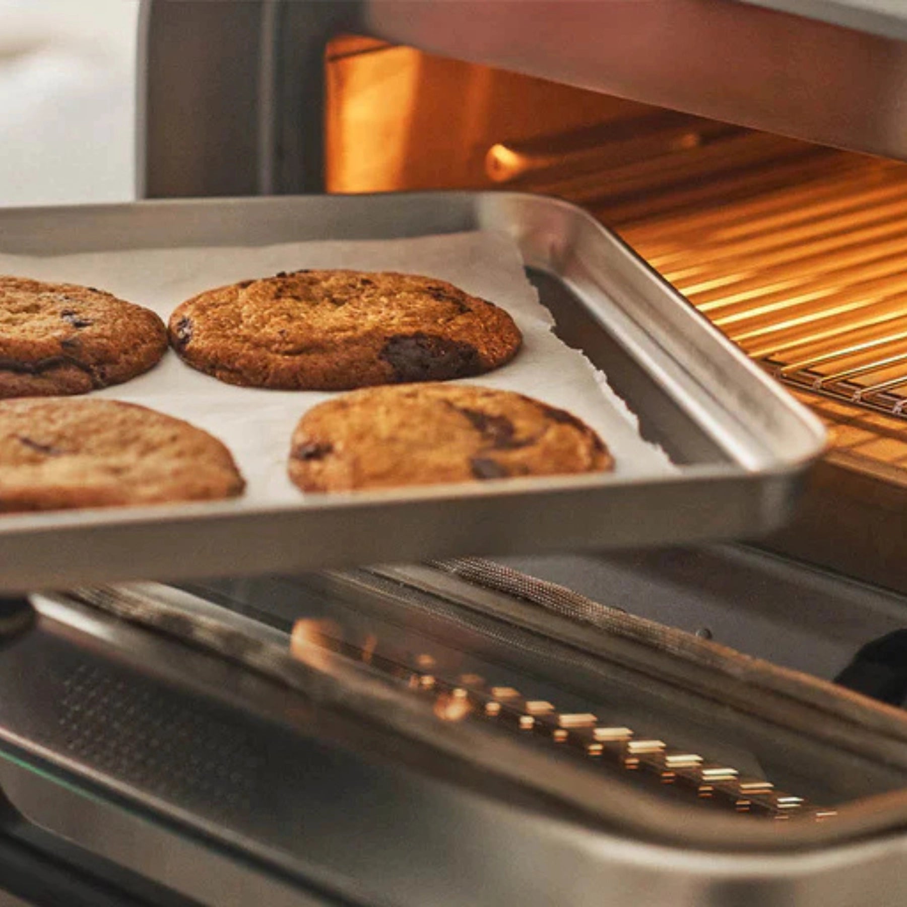 Ooni Volt 2, 30 cm elektrischer Pizzaofen - charcoal grey UU-P35C00 im Einsatz - nicht nur Pizzen lassen sich backen, sondern auch Cookies