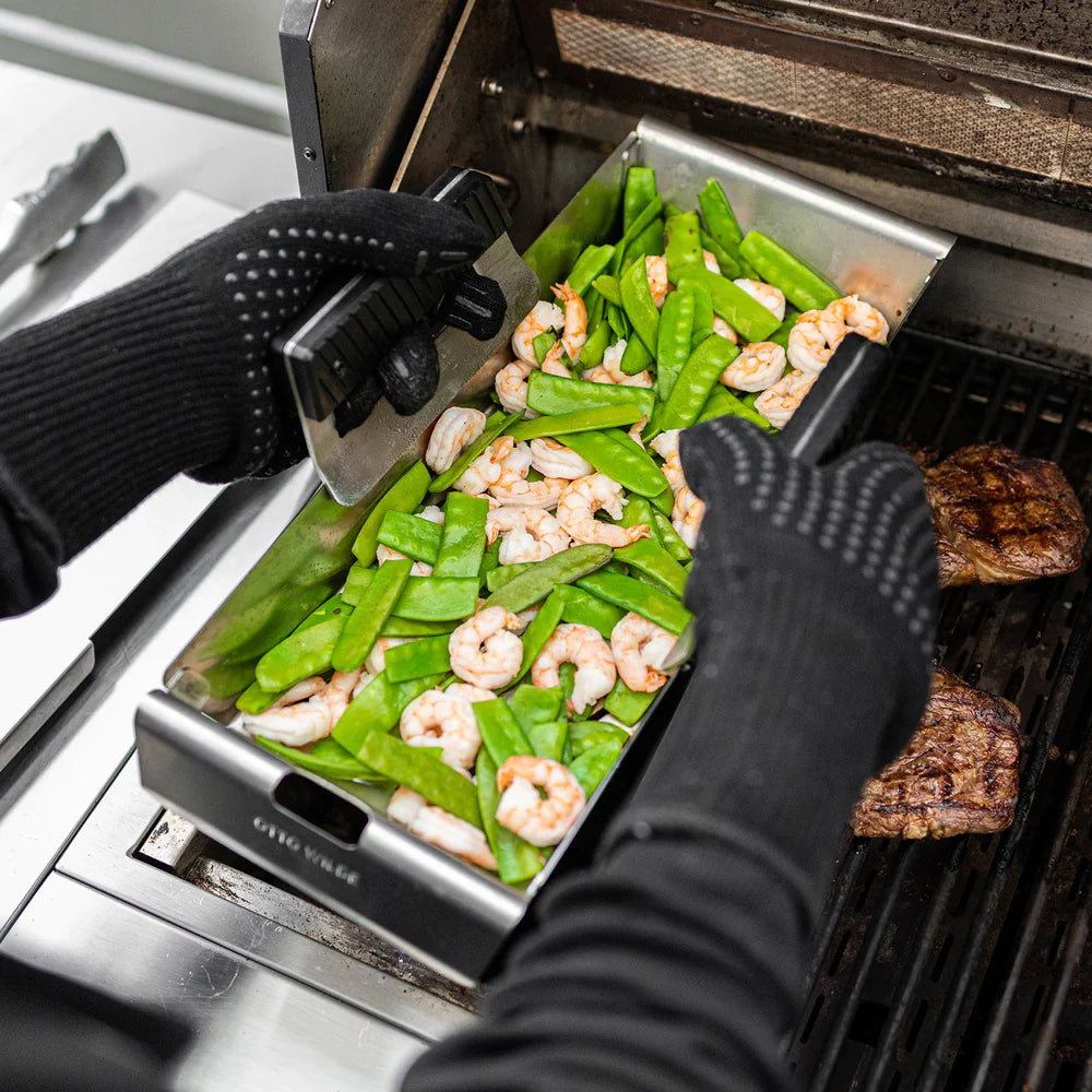 Otto Wilde barbecuemand met deksel, 8"