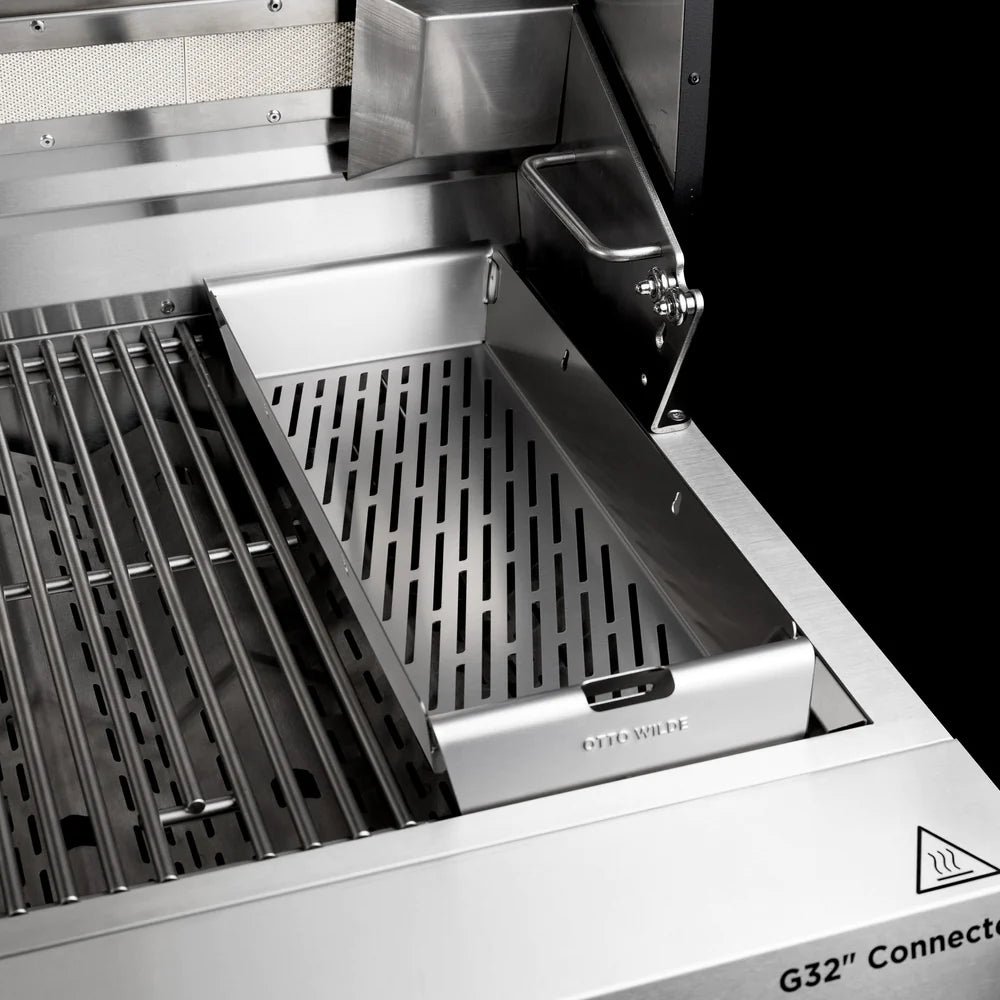 Otto Wilde grill basket with lid, 8"