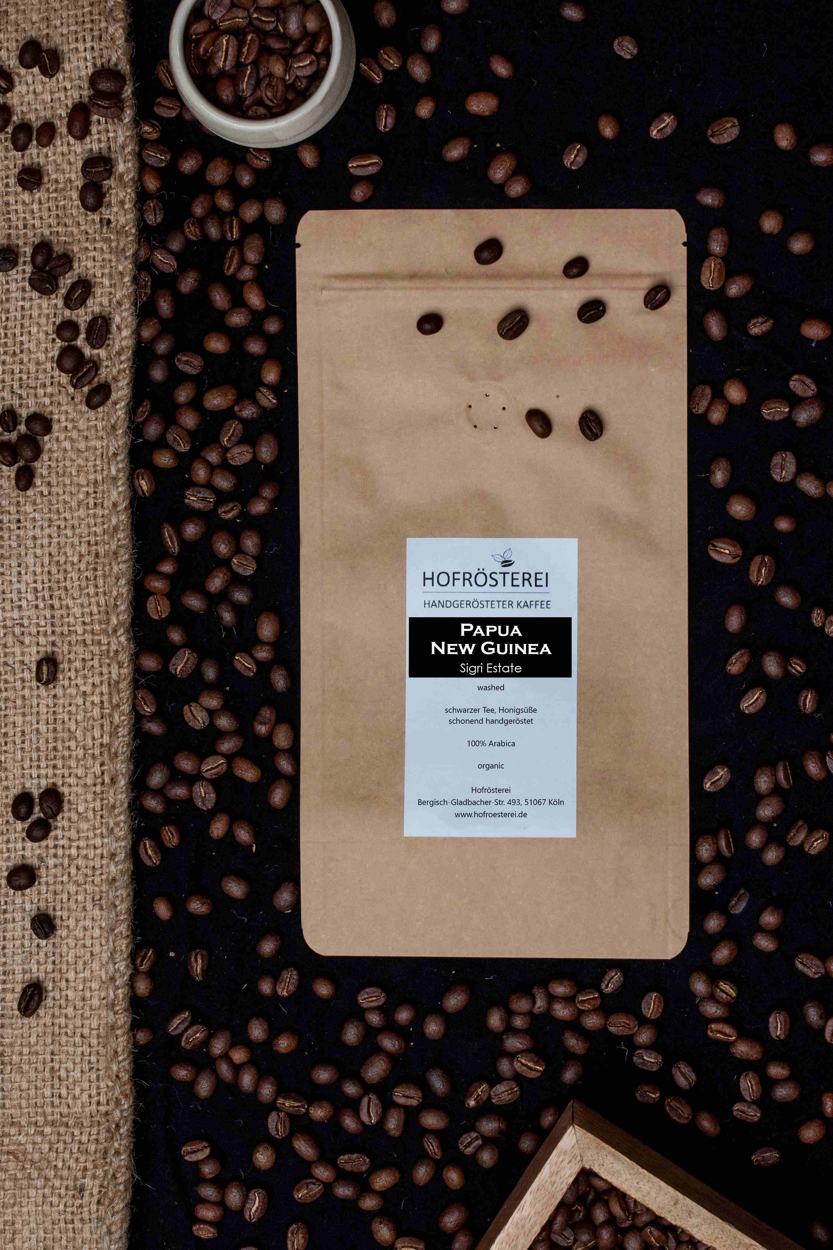 Hofrösterei Kaffeebohnen Papua Neu Guinea - Sigri Estate 500g