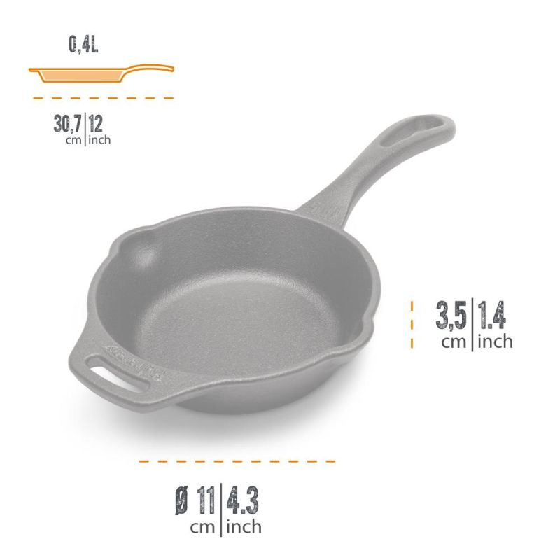 Maße Petromax Gusseisen Feuerpfanne fp15-t mit Stiel