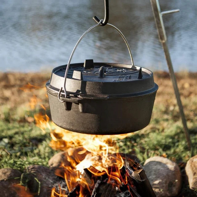 Petromax Dutch Oven ft6-t, ohne Füße auf dem Feuer
