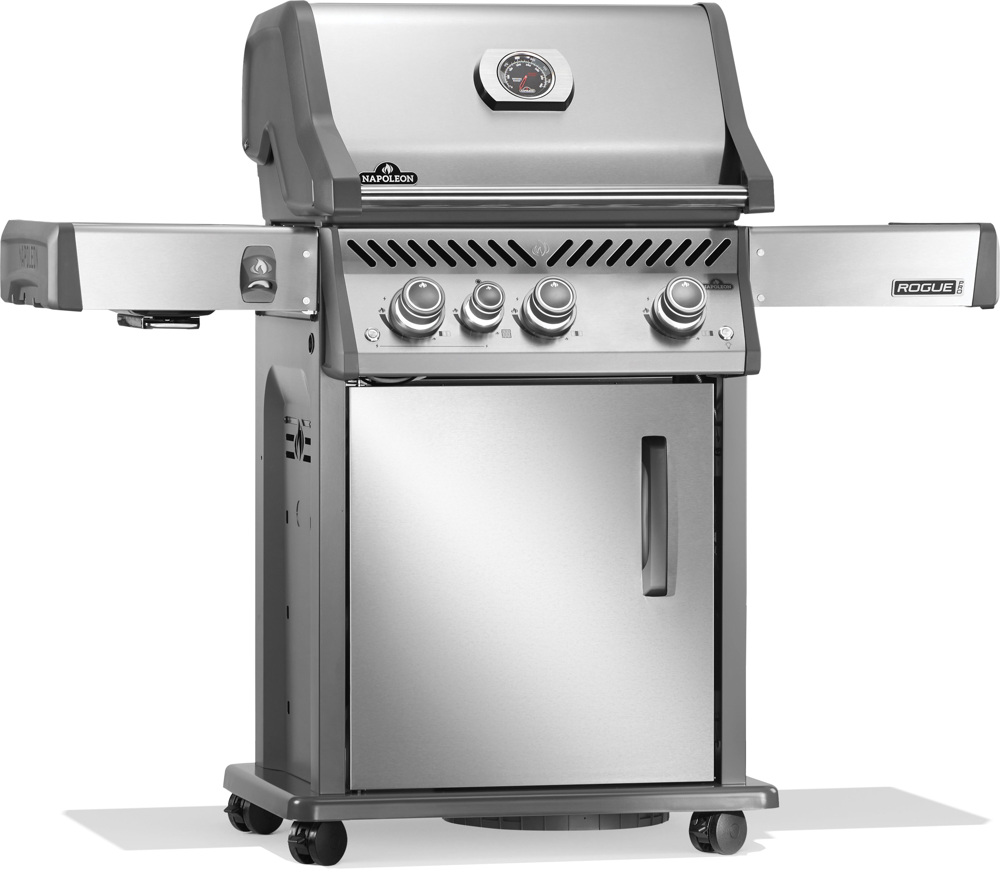 Napoleon Rogue Pro 425, SIZZLE ZONE side burner, stainless steel 2026