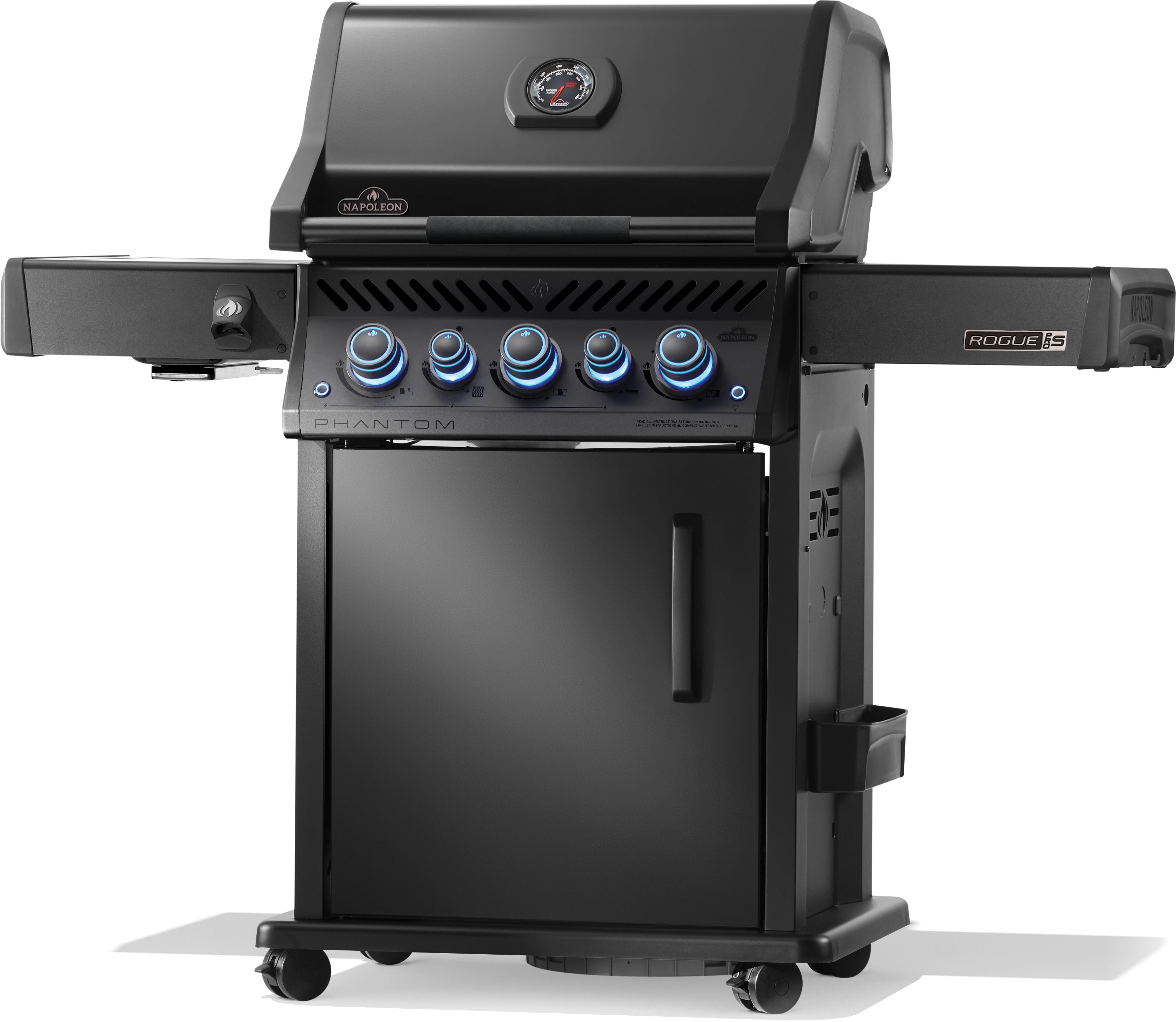 Napoleon Phantom, Rogue PRO-S 425, con griglie in acciaio inossidabile, nero opaco