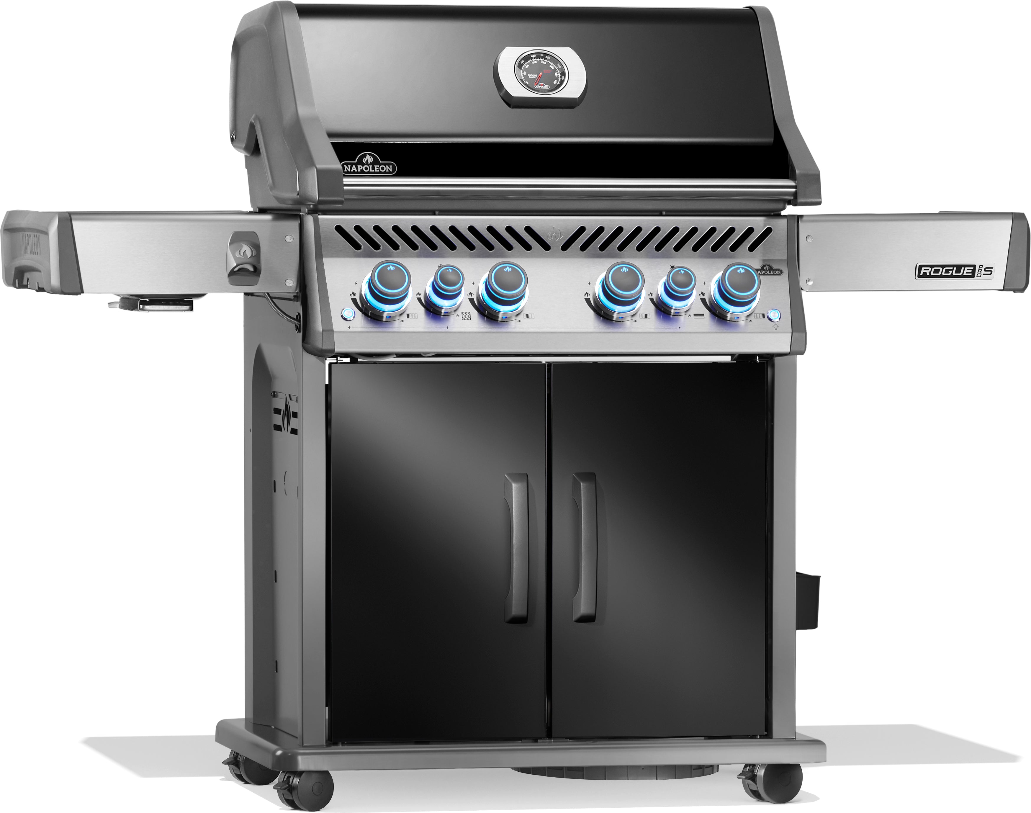 Napoleon Rogue PRO-S 525 with cast iron grates, black