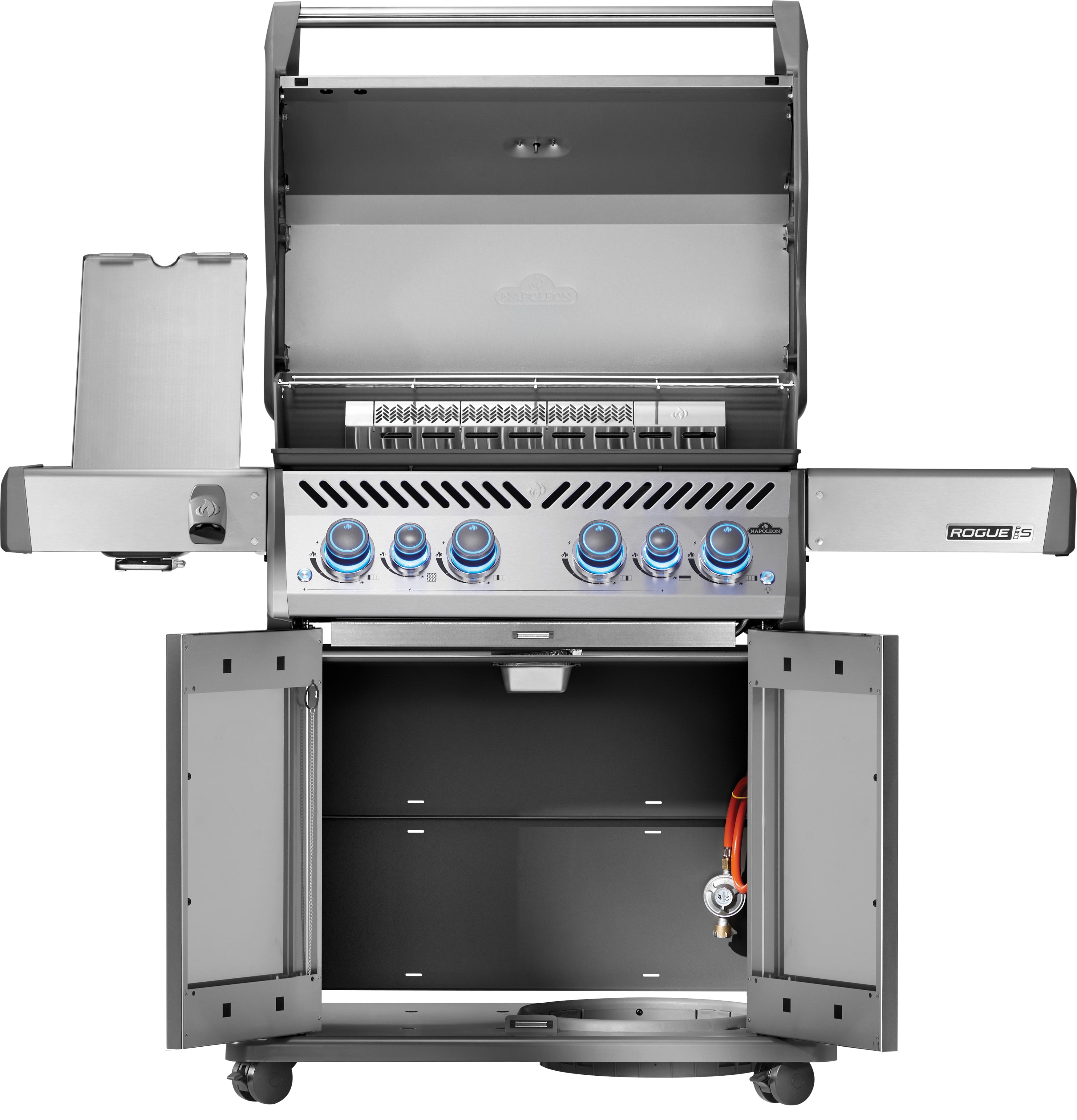 Napoleon Rogue PRO-S 525 avec grilles en acier inoxydable, acier inoxydable