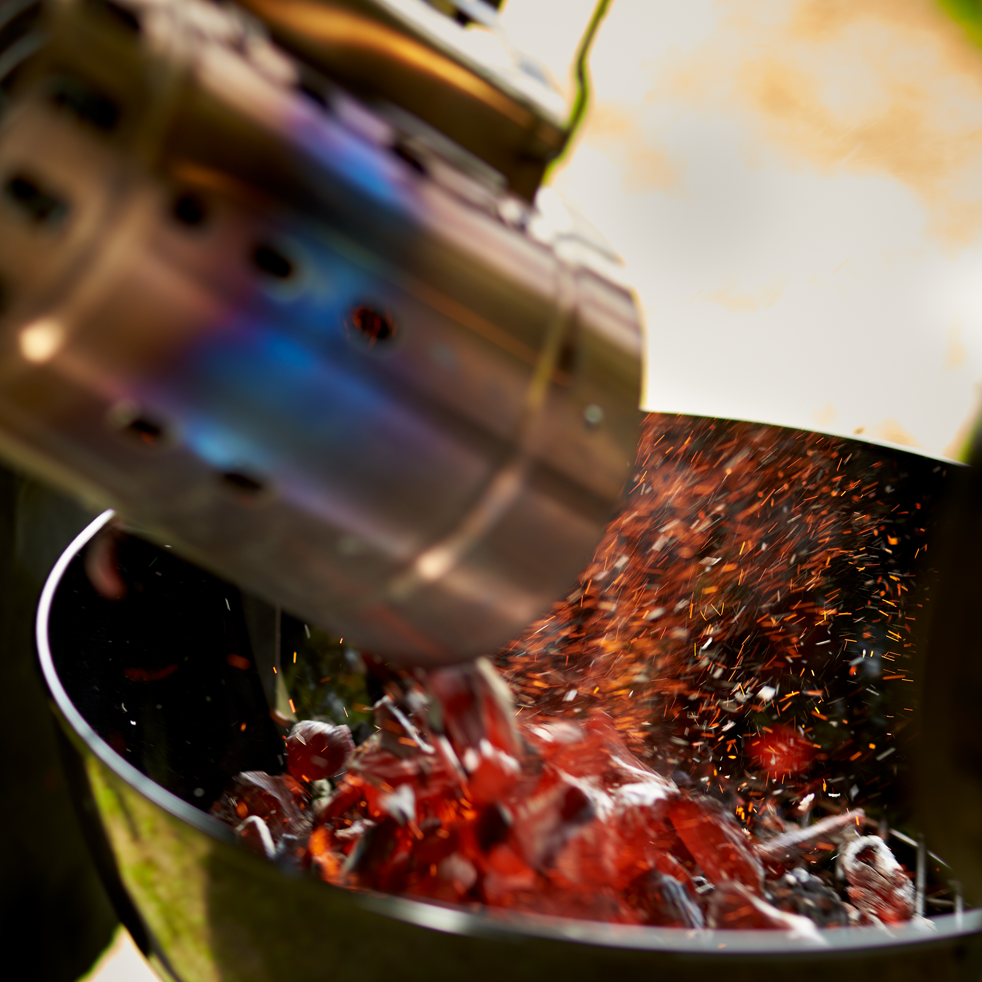 Avviatore per camino Rösle, acciaio inox