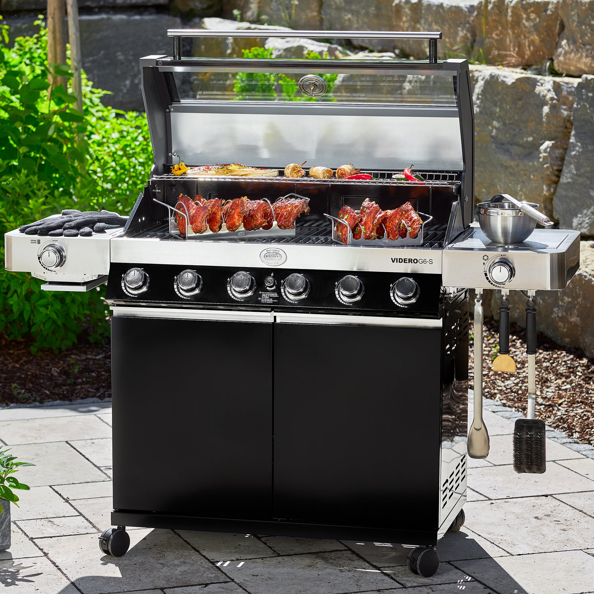 Rösle VIDERO G6-S Vario+ negro 50 mbar