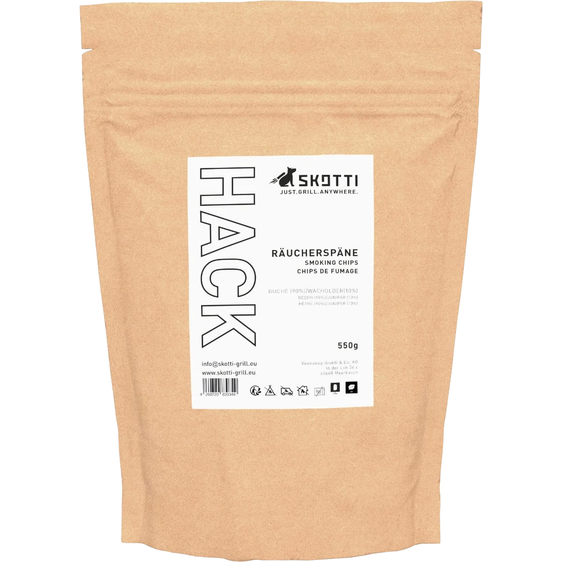 Virutas para ahumar Skotti Hack