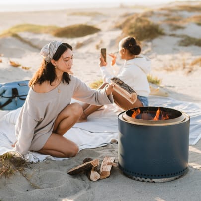 Solo Stove BONFIRE + SUPPORT 2.0 (Bleu)