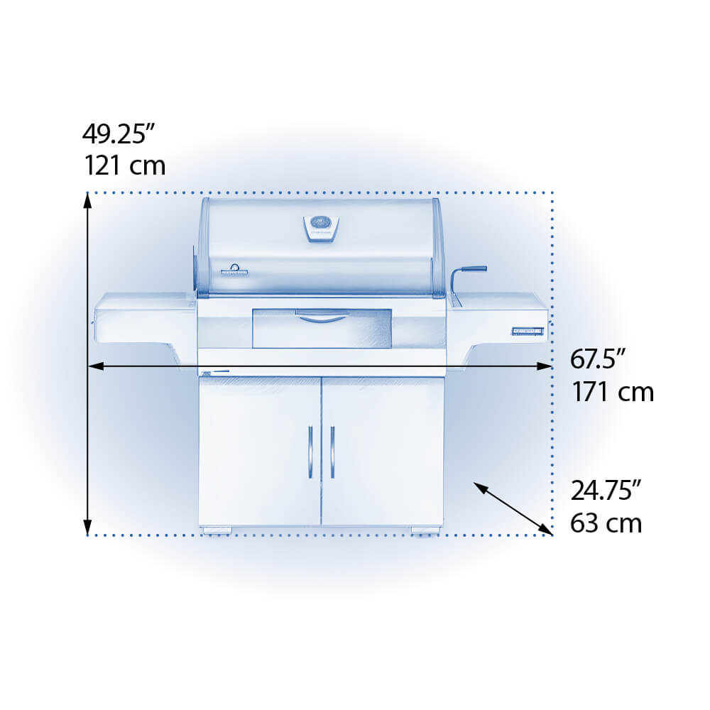 Barbecue a carbone Napoleon PRO605