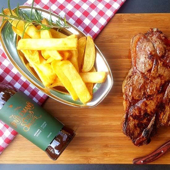 Anwendungsbild 2 Zooze The Gentleman´s Club Sauce - Brown Sauce 280ml