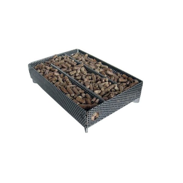 A-Maze-N Pellet Smoker gefüllt mit Pellets