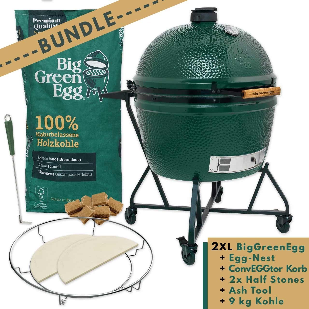 Big Green Egg Starter - Paket, 2XL - Grillstar.deBig Green Egg Starter - Paket, 2XLBig Green EggGrillstar.deBGE - A2XLHD38717081031176