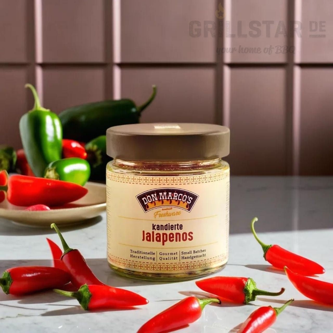 Don Marco's gekonfijte jalapenos, 70g