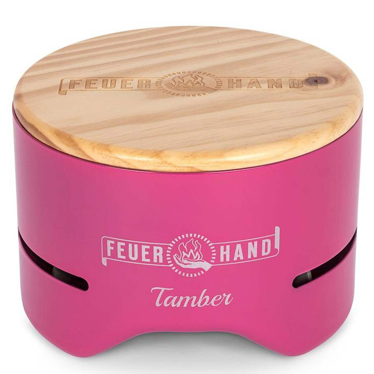 Feuerhand Tamber Tischgrill Telemagenta – Holzkohlegrill Ø 20 cm für den Balkon - Ansicht 1