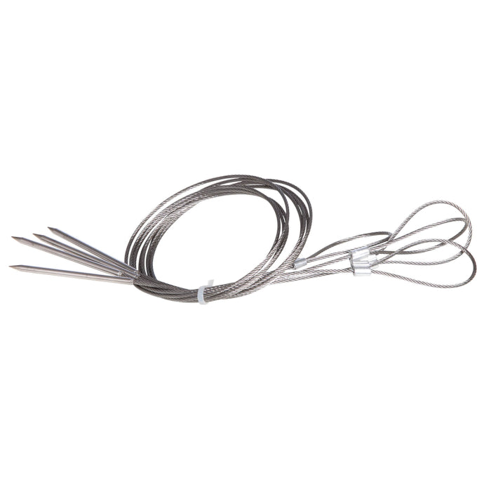 ALL’GRILL Flexibles Grillspieße-4er-Set (Schaschlikdraht/Grilldraht)