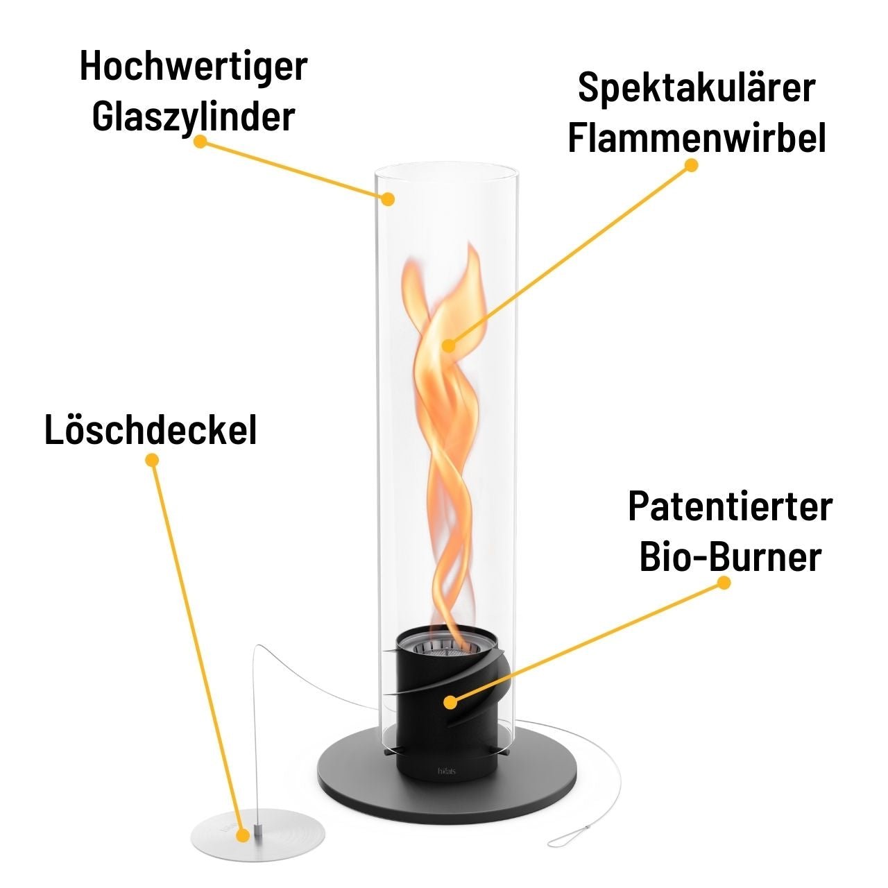 Höfats Spin 1200 Tischfeuer schwarz - Grillstar.deHöfats Spin 1200 Tischfeuer schwarzHöfatsGrillstar.deH007004064251007009