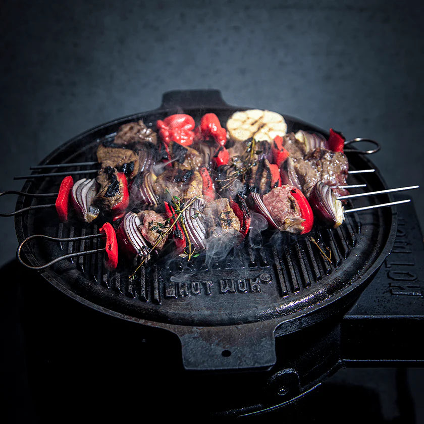 Plaque en fonte pour wok, Ø32,5 cm