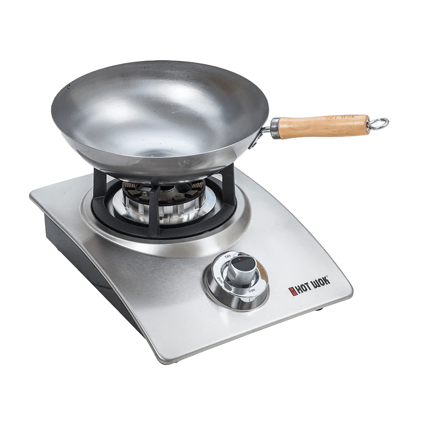 Hete Wok Zilveren wokbrander, 4,5 kW