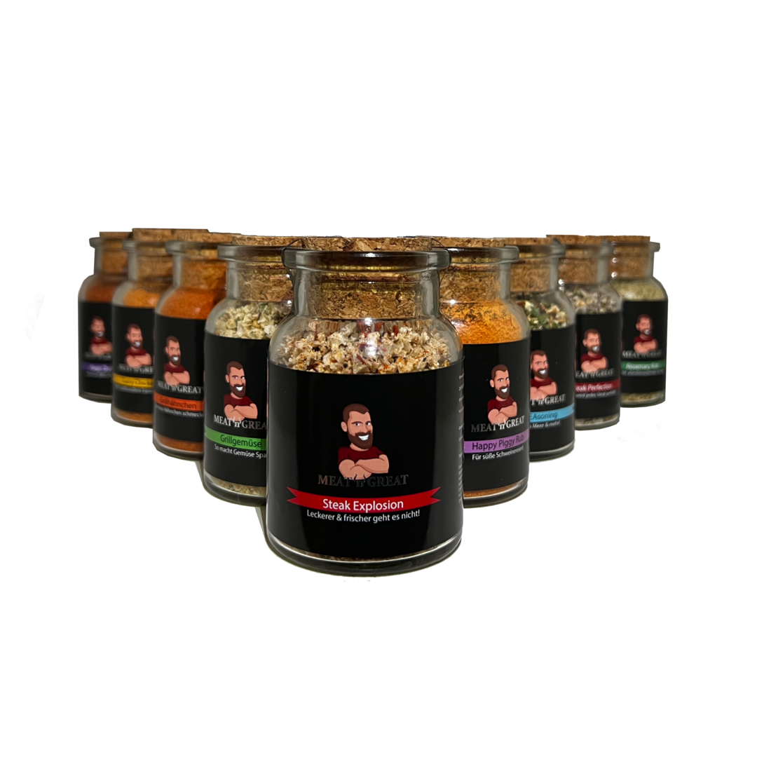 Meat 'n' Great Rubs & Würzmischungen, 9Stk.