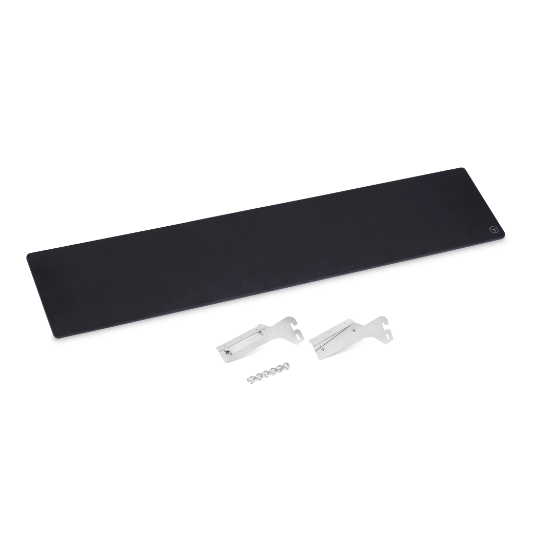 Moesta Ablagebrett, Sheriff PaperPlank schwarz mit Halterung