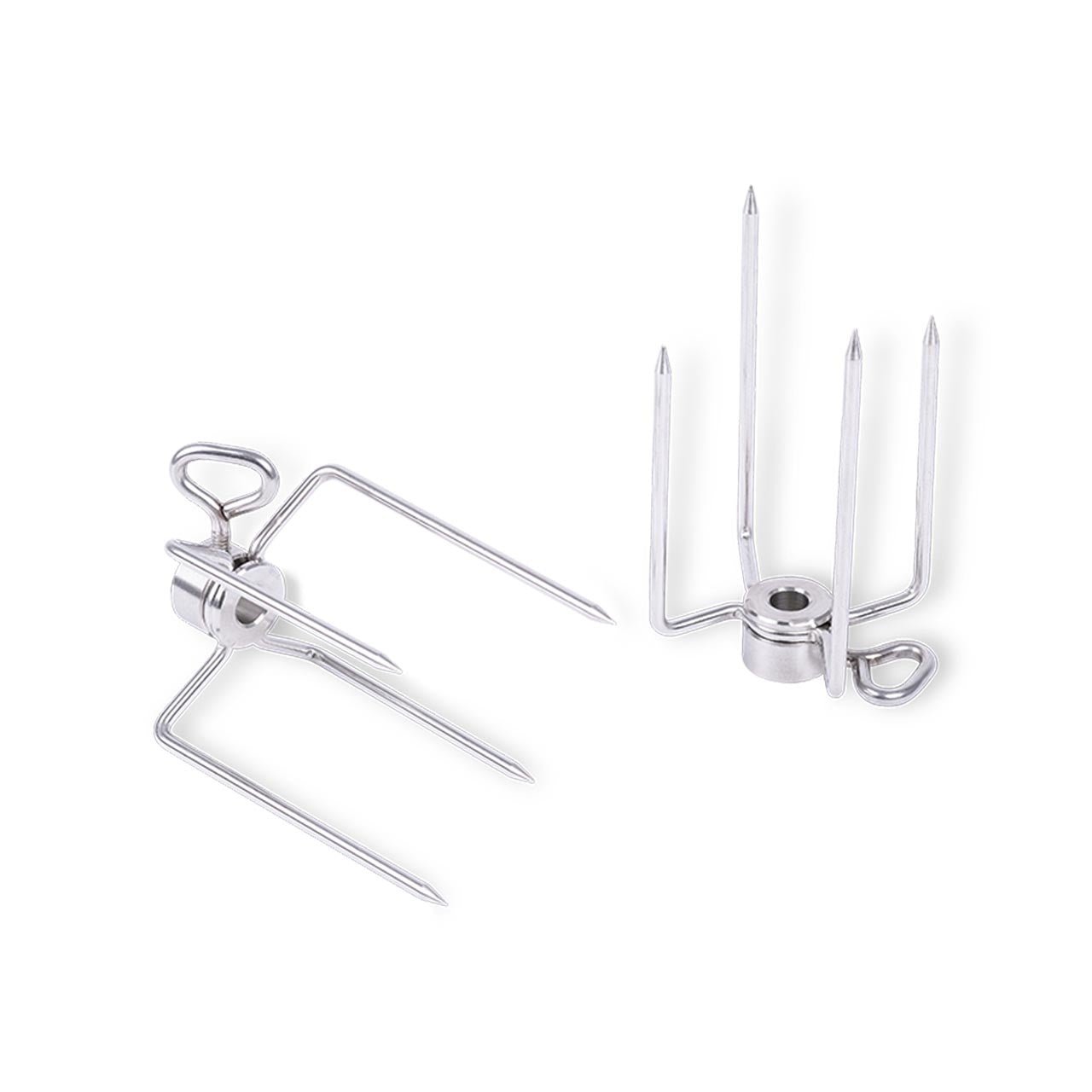 Fourchettes à brochettes Moesta pour rôtisserie, 2 pièces.