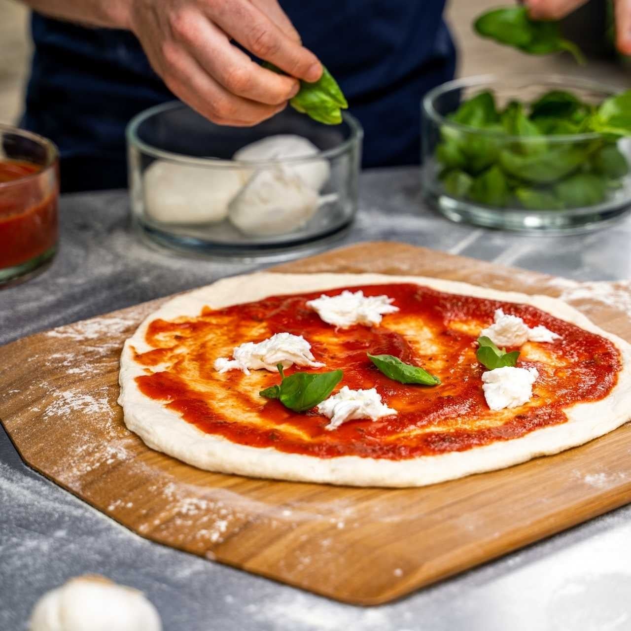 Pelle à pizza/planche de service Ooni, bambou 40 cm