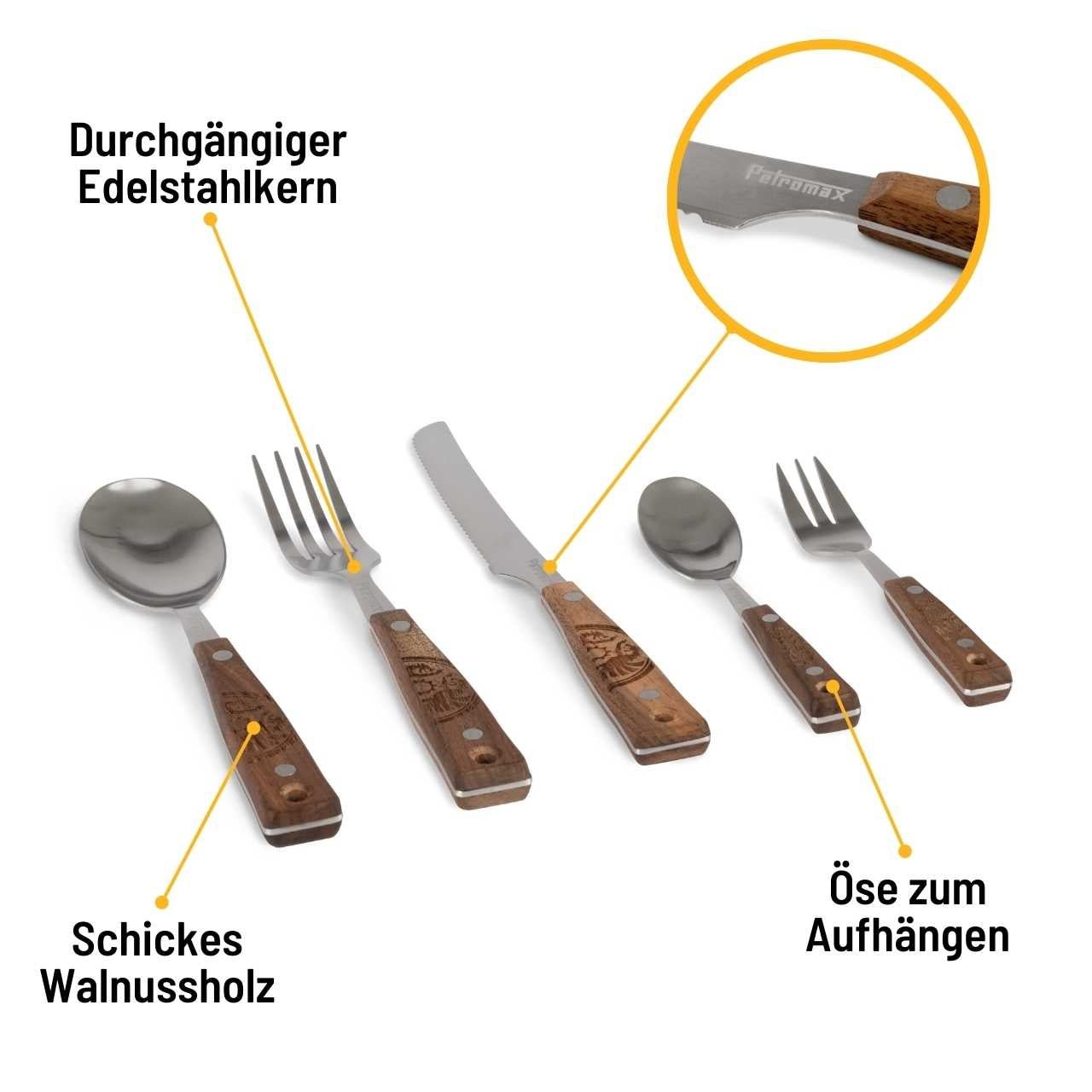 Petromax Campingbesteck USPs