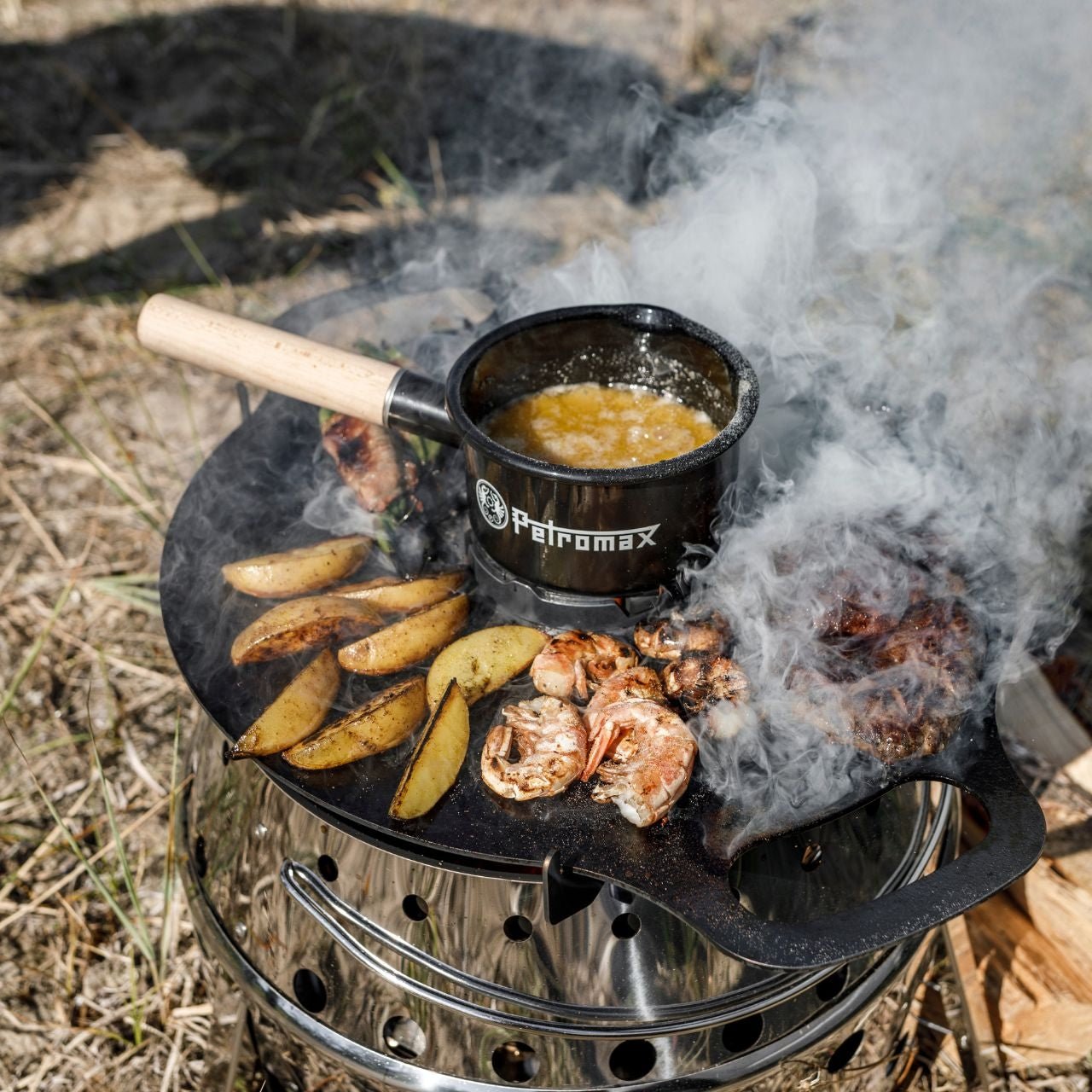 Attacco di cottura Petromax per piastra Atago