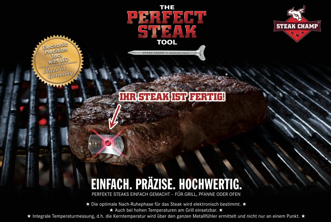 SteakChamp thermometer - medium well