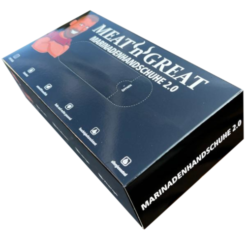 Guantes de adobo Meat 'n' Great 2.0, negros