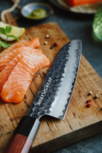 Babossa "acero al carbono" Santoku