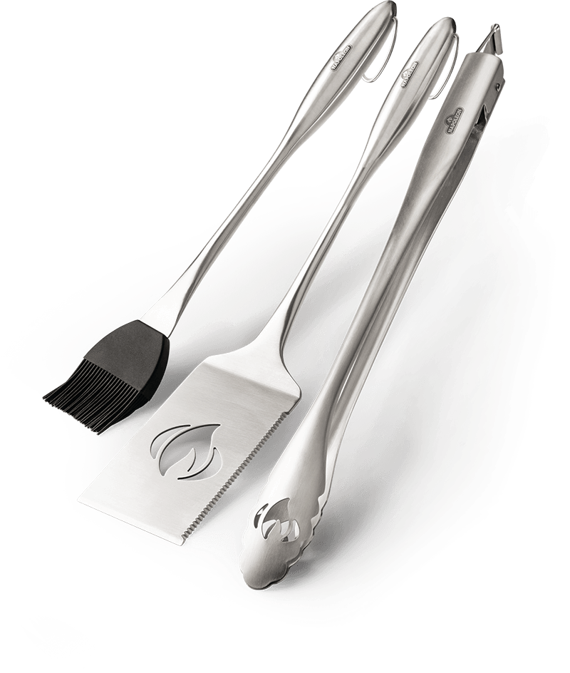 Set di posate da barbecue Napoleon, acciaio inox 3 pezzi