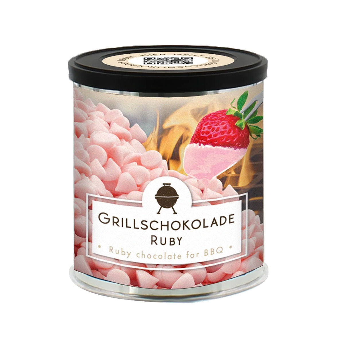 Produktbild Dose Rock 'n' Rubs x Callebaut Grillschokolade „Ruby“