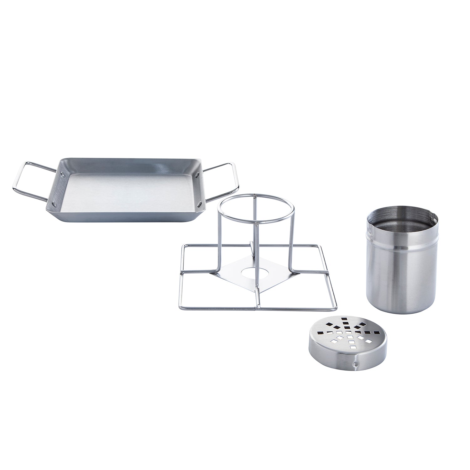 Portapollo ALL'GRILL, acciaio inox