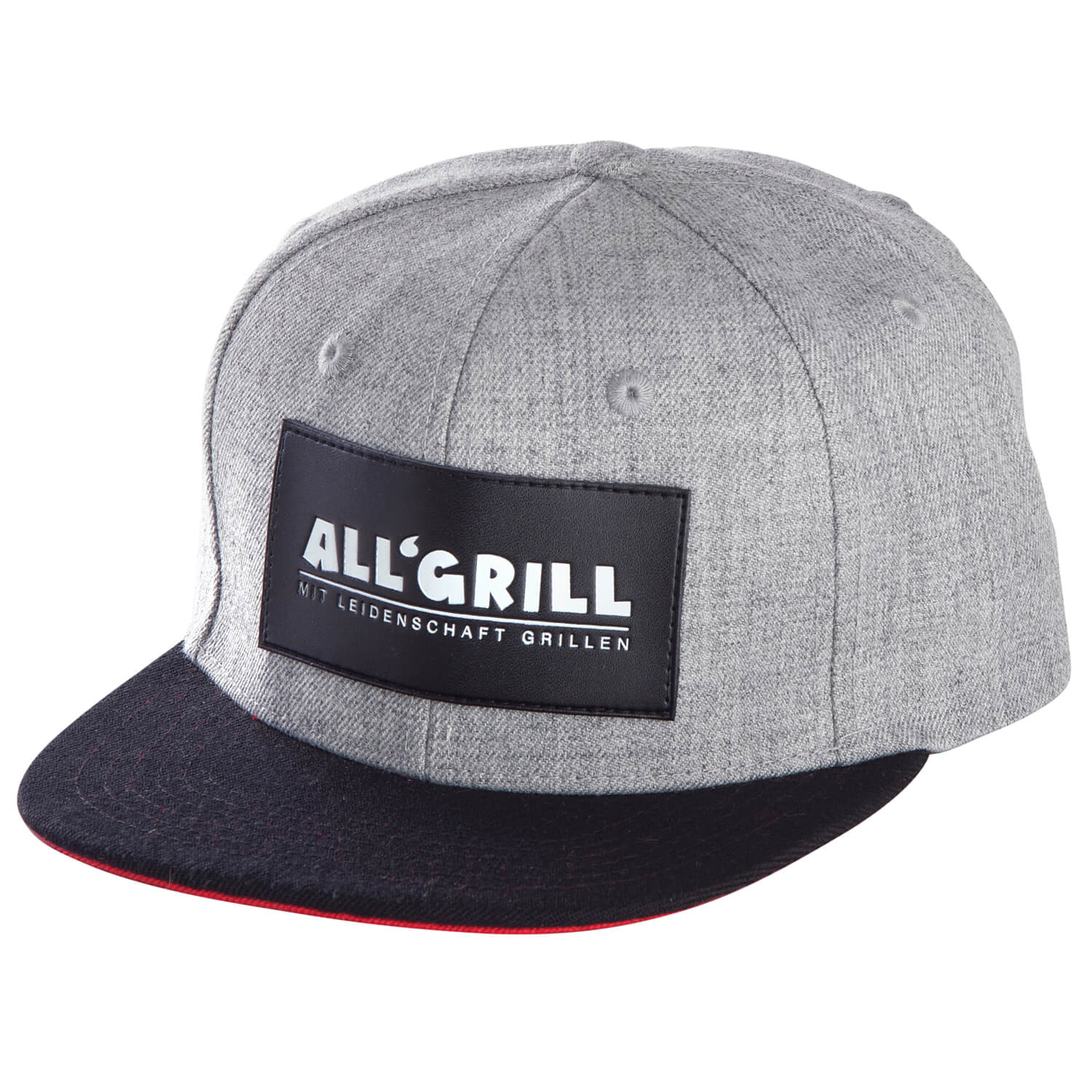 Gorra ALL'GRILL, snapback gris