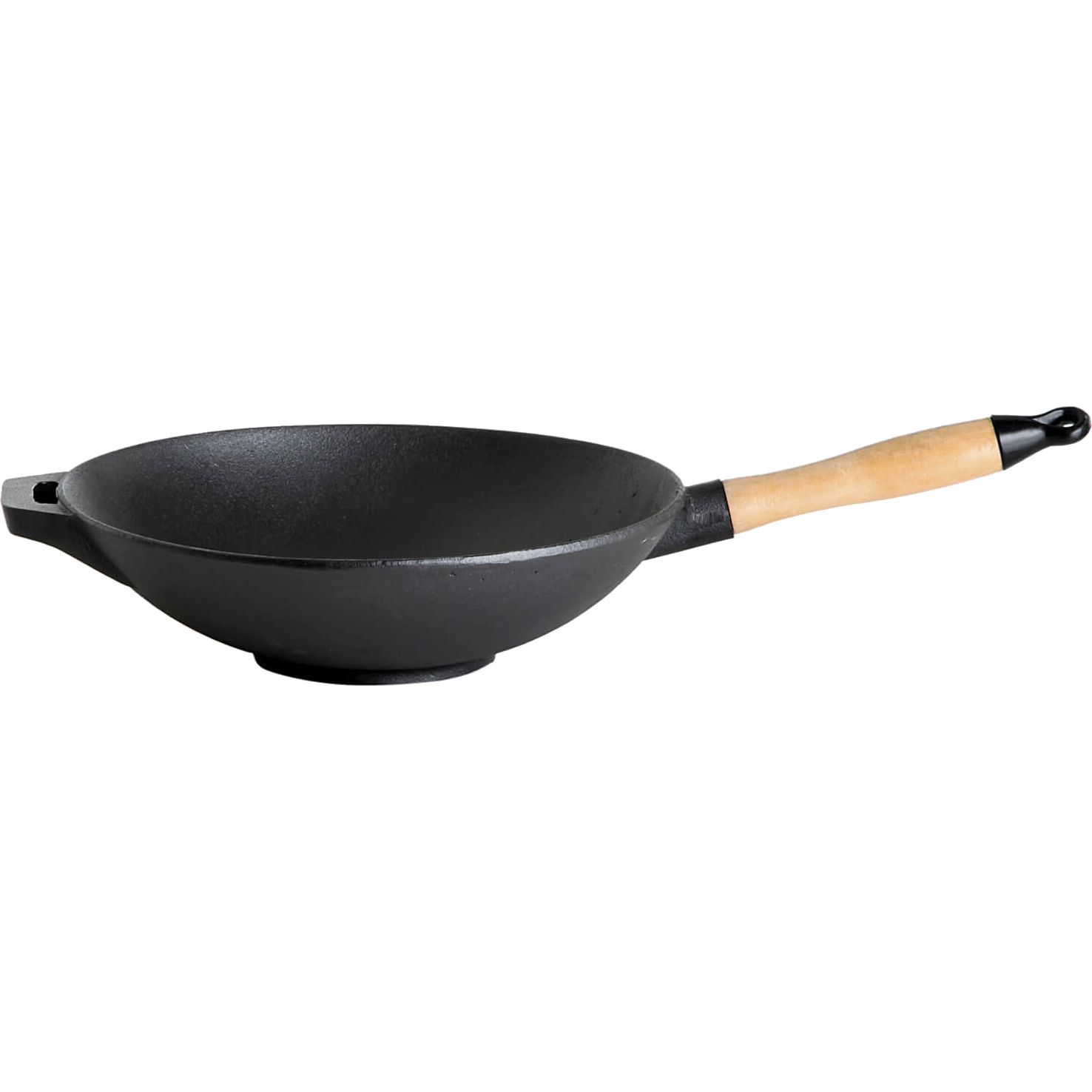 Produktbild ALL’GRILL Wok mit Holzgriff, Gusseisen Ø30cm
