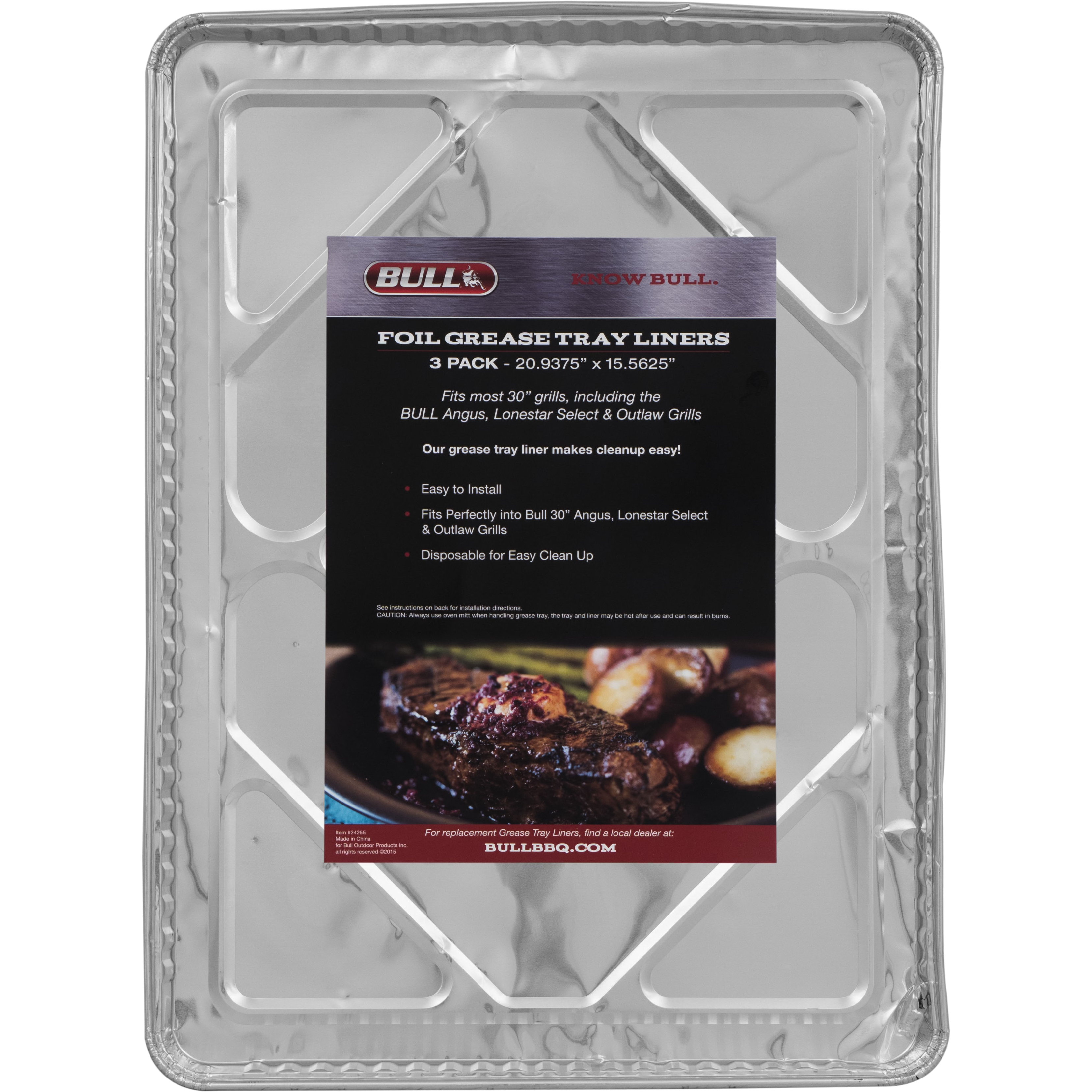 Produktbild Bull Fettauffangschale aus Aluminium passend für Lonestar & Angus