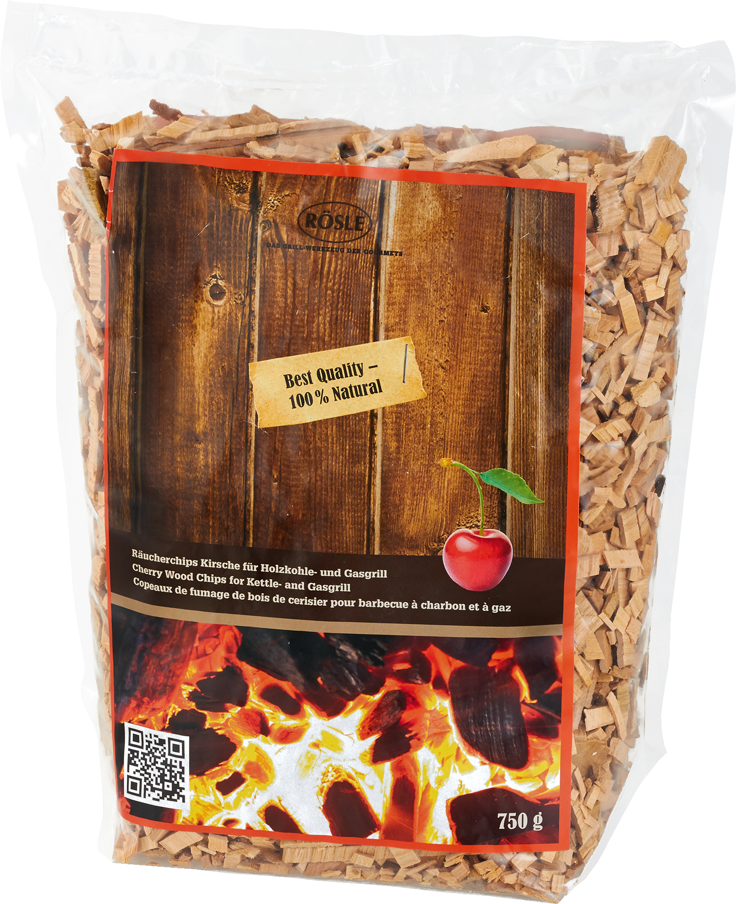 Produktbild Rösle Räucherchips, Kirsche 750g