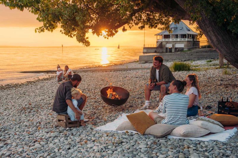 Höfats BOWL 57 Cuenco de fuego con base de estrella