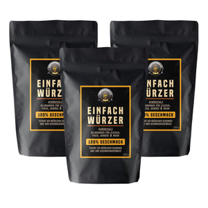 3er Set | Einfach Grillen - Einfach Würzer Gewürzsalz