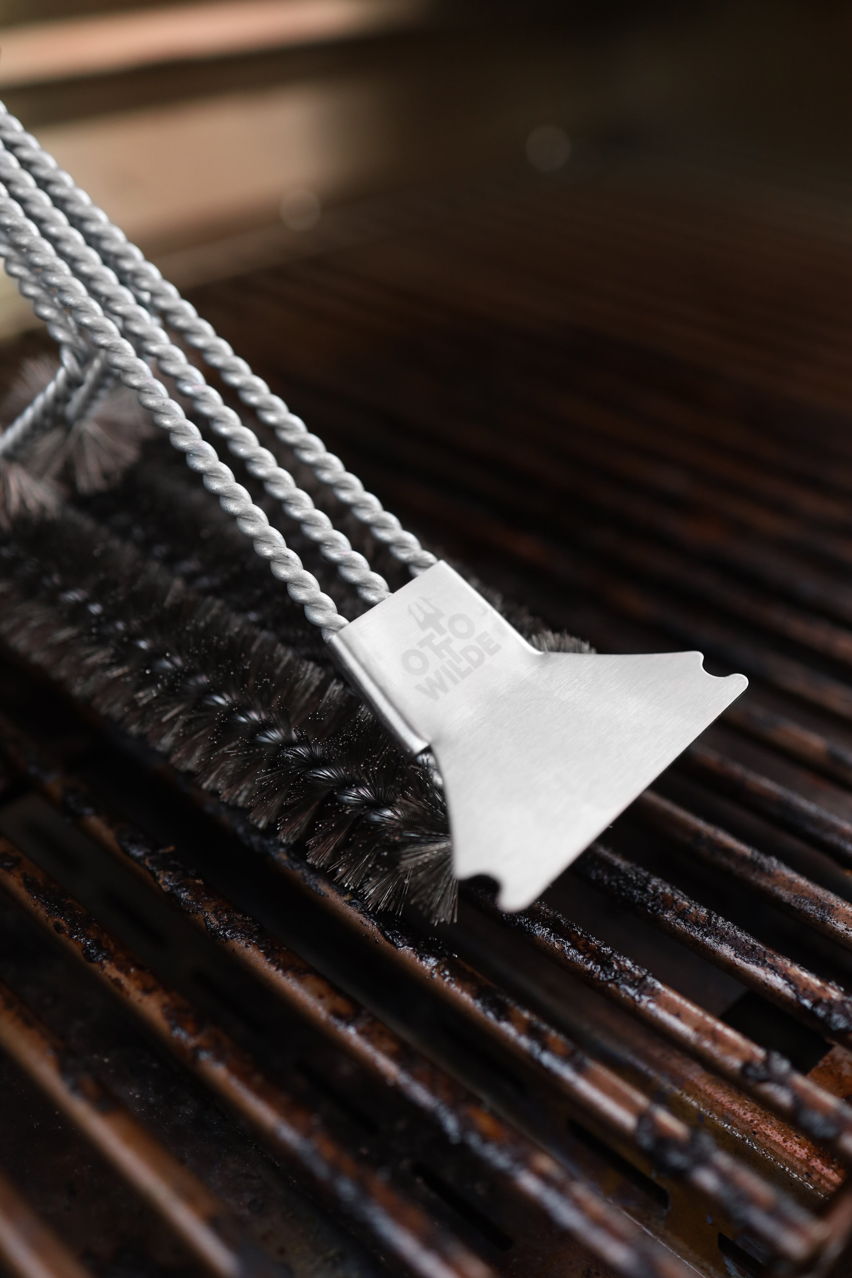 Spazzola per barbecue Otto Wilde, acciaio inox